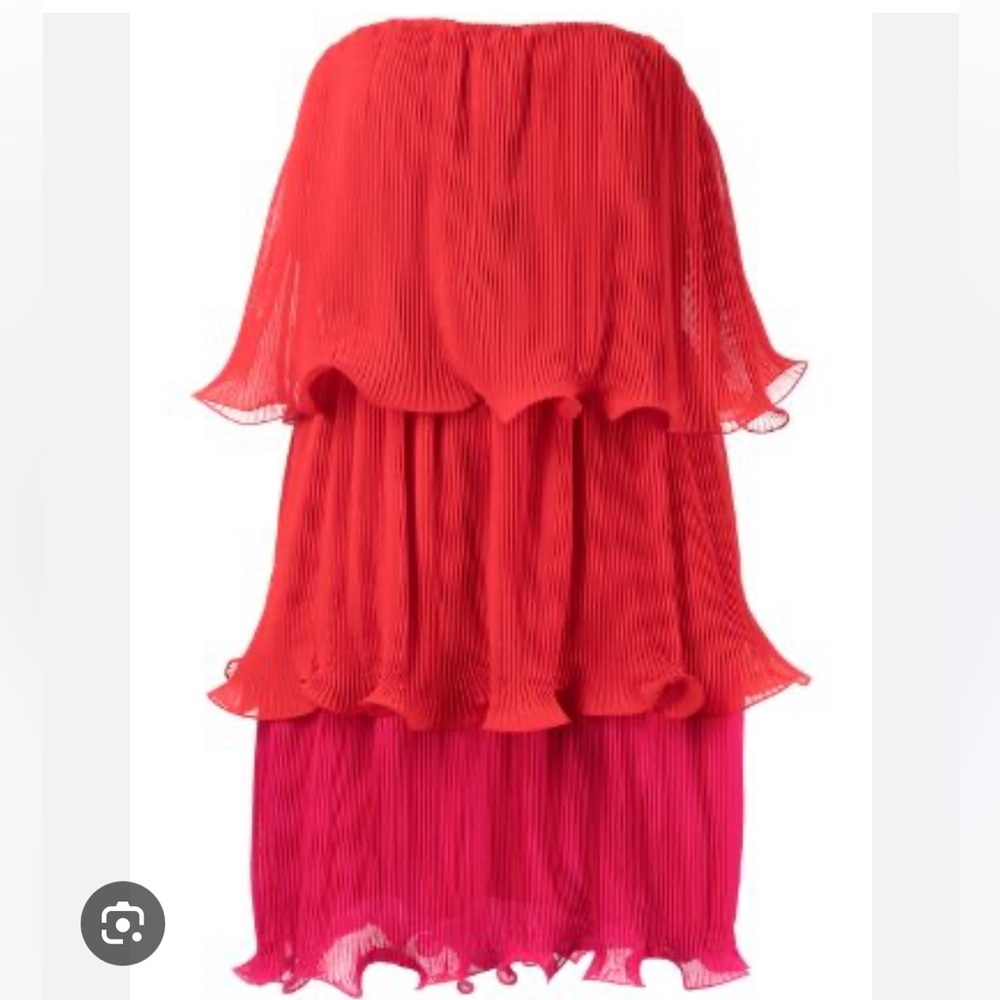 Milly Sylvie Pleated Mini Dress